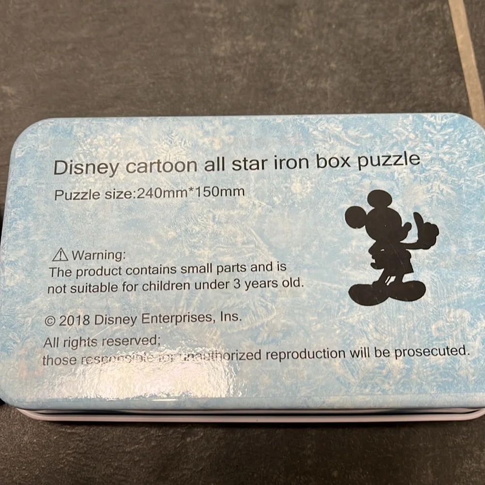 Disney Mini Puzzles- set of 2 - Minnie Mouse and Frozen